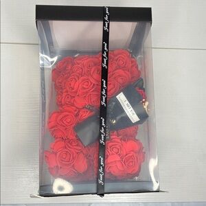 Red Rose Bear Gift Box - Women Accessories